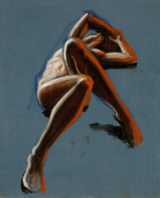 alla prima figure oil painting sketch 04