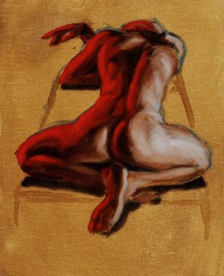 alla prima figure oil painting sketch 05