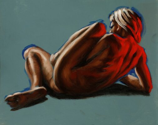 alla prima figure oil painting sketch 06