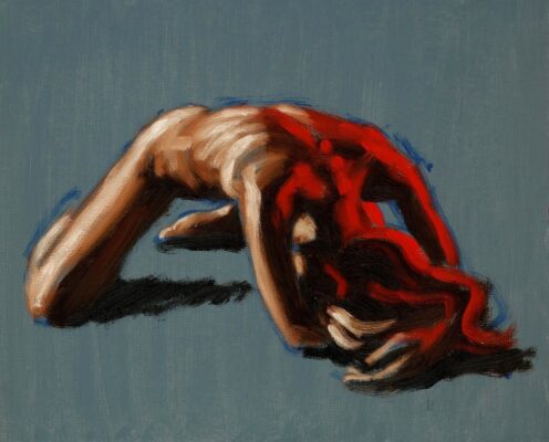 alla prima figure oil painting sketch 09