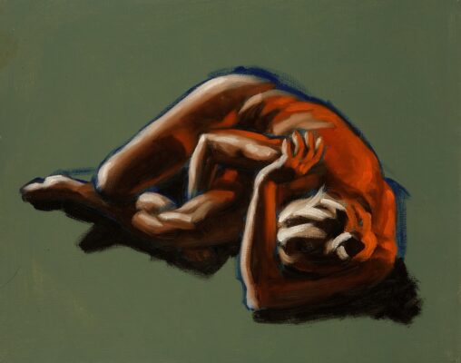 alla prima figure oil painting sketch 10