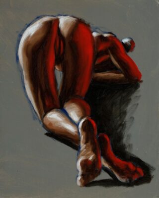 alla prima figure oil painting sketch 16