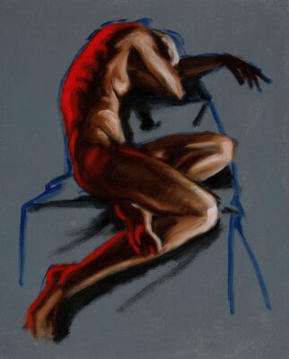 alla prima figure oil painting sketch 23