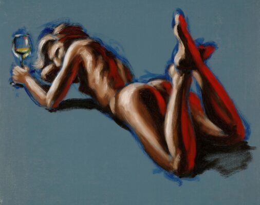 alla prima figure oil painting sketch 26