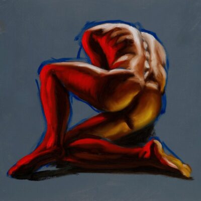 alla prima figure oil painting sketch 28