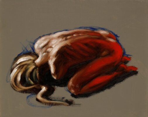 alla prima figure oil painting sketch 44