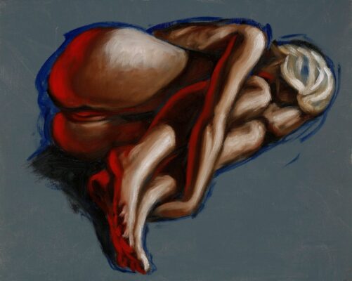 alla prima figure oil painting sketch 45