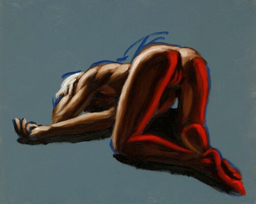 alla prima figure oil painting sketch 46