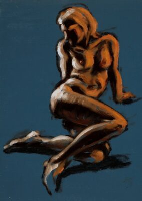alla prima figure oil painting sketch 50