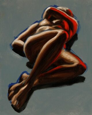 alla prima figure oil painting sketch 52