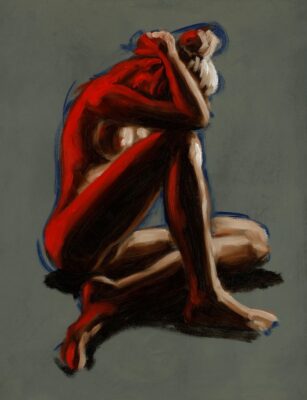 alla prima figure oil painting sketch 57