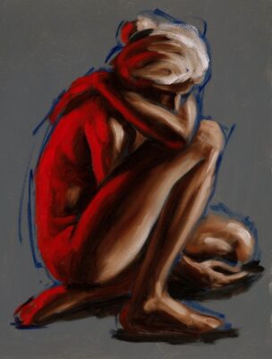 alla prima figure oil painting sketch 59