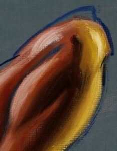 alla prima oil painting brushwork close up 07