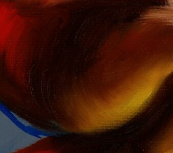 alla prima oil painting brushwork close up 13