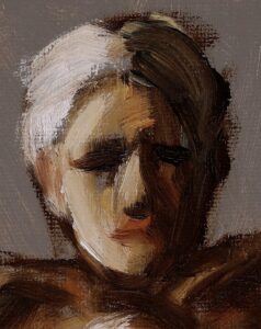 alla prima oil painting brushwork close up 17