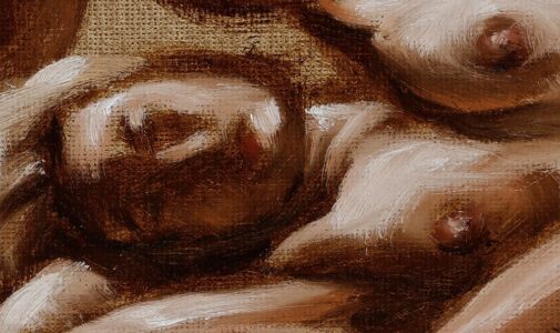 alla prima oil painting brushwork close up 24