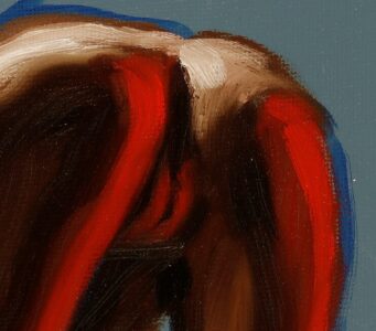 alla prima oil painting brushwork close up 26