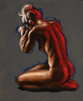 alla prima oil painting figure sketch 02