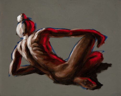 alla prima oil painting figure sketch 11