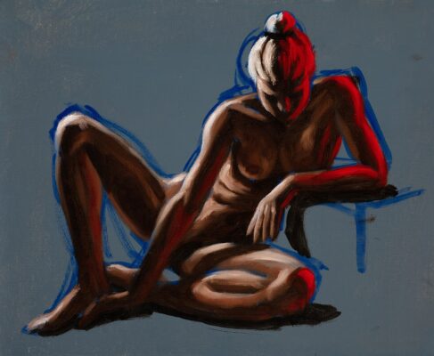 alla prima oil painting figure sketch 13