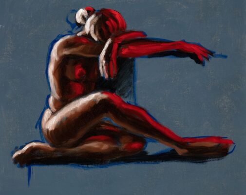 alla prima oil painting figure sketch 14