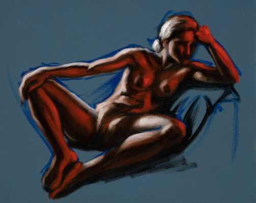 alla prima oil painting figure sketch 15
